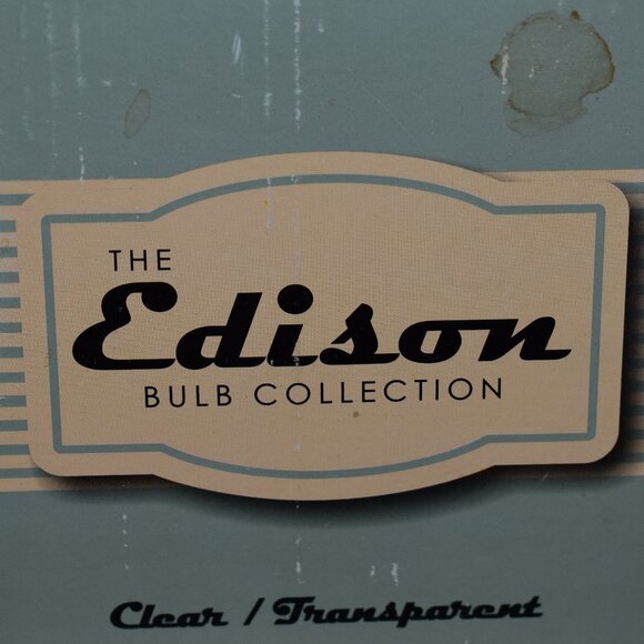 Vintage Style Clear Glass Edison Bulbs 4 Pack Set NIB - Picture 13 of 13